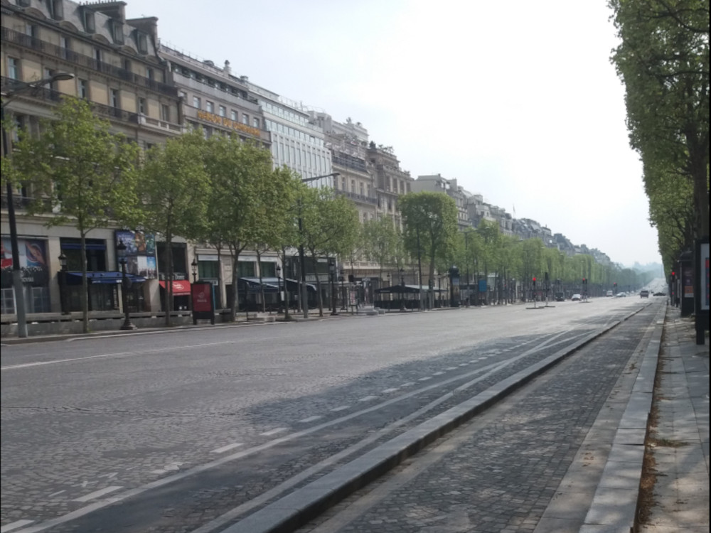 Champs Elysées le 13042020